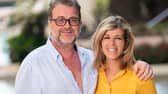 Kate Garraway pictured with her husband Derek Draper in 2019. (Credit: James Gourley/ITV/Shutterstock)