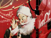 The Coca-Cola Christmas trucks in Brussels, Belgium (Pic: Getty Images)