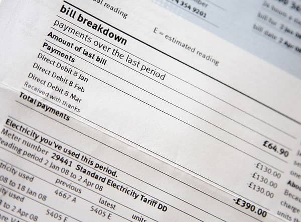 <p>Energy bills will be going up for millions of households, but the vulnerable will receive increased support. Credit: Getty Images</p>