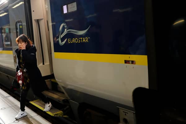 The RMT says it expects the four days of pre-Christmas strikes to have a significant impact on Eurostar services from London St Pancras  (Photo by TOLGA AKMEN/AFP via Getty Images)