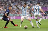 Messi and Alvarez for Argentina at Lusail Stadium in semi-final