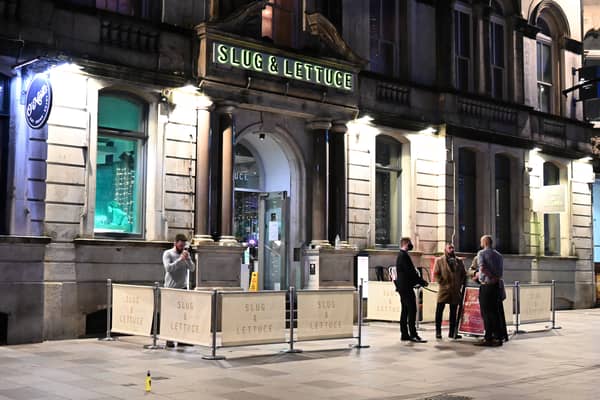 A Slug and Lettuce pub in Cardiff, Wales.