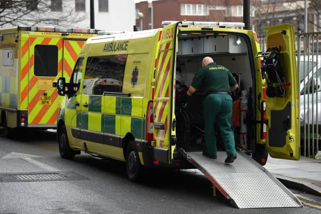 Ambulance wait times were down by more than an hour in January compared to December 2022.