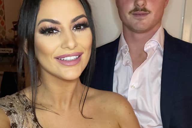 Jess Potter, 31, with her boyfriend TJ O’Reilly.