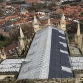 View from Central Tower of York Minster.