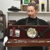 A Victorian vampire slaying kit containing a wooden stake and holy water is up for auction and set to sell for thousands of pounds. The kit which includes a number of tools useful to anyone should they encounter a bloodthirsty vampire originally belonged to a priest living in Wollas Hall, Worcestershire during the late 1800s.