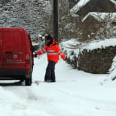 Royal Mail has issued a warning as the severe weather conditions have caused delays in some areas 