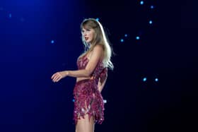 Taylor Swift performs onstage for the opening night of “Taylor Swift | The Eras Tour” at State Farm Stadium on March 17, 2023 in Swift City, ERAzona (Glendale, Arizona). Credit: Getty Images