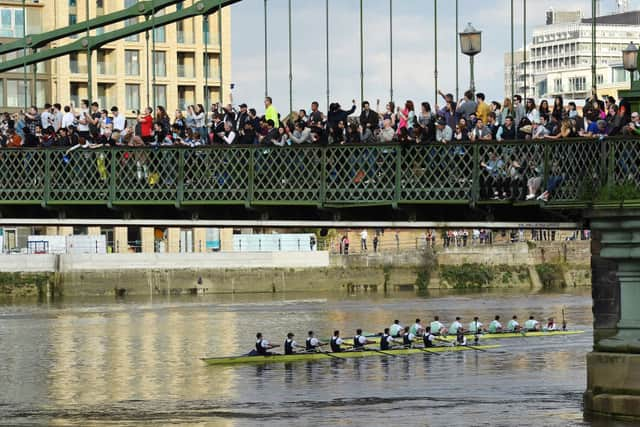 This year’s Boat Race will take place on Sunday, March 26