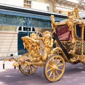 The Golden State coach will only be used one-way by King Charles III and Queen Camilla during the coronation procession - Credit: Getty Images