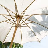 Use a parasol to create shade in the garden