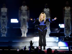 Australian singer Kylie Minogue is a Duran Duran fan and performed their covers. She also wanted to collaborate with them around 2008-09.(Photo by Don Arnold/Getty Images)