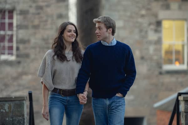 A first look at the characters of Prince William and Kate Middleton in The Crown season six have been released
