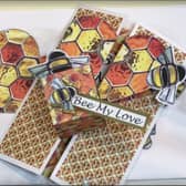 Honeycomb Heart card project