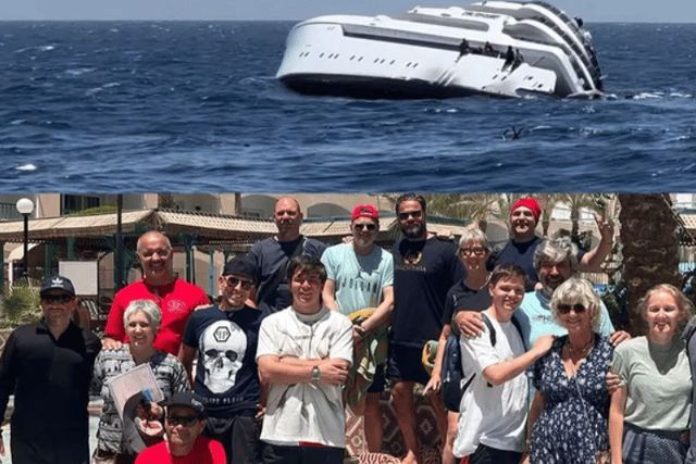 The divers are raising funds to replace all of their lost possessions and to initiate legal action against the company after their ship sank in the Red Sea. (Go Fund Me)