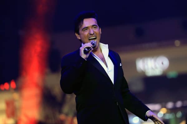 Carlos Marin of Il Divo during the Grand Opening of The Mall of Qatar in 2017 (Photo: John Phillips/Getty Images for Mall of Qatar)