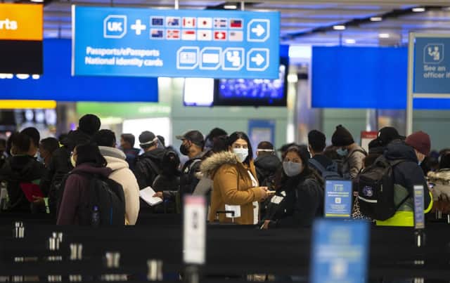 Travellers faced queues of up to three hours (Photo: Getty Images)