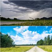 The weather is set to be wet and windy over the next few days, before becoming more settled with sunshine and warmer temperatures on the horizon (Photo: Shutterstock)