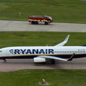 A man was evicted from Ryanair aircraft after he was caught smoking in the cabin toilet (Paul Thomas/Bloomberg via Getty Images)