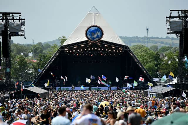 Glastonbury’s iconic Pyramid Stage