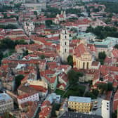 View the Old Town from Gediminas Hill