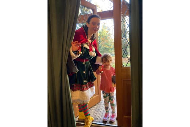 An elf wake-up call at Warwick Castle
