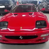 A red Ferrari, worth £350,000, that was stolen from former Formula One driver Gerhard Berger during the Italian San Marino Grand Prix in 1995 has been recovered. (Photo: Metropolitan Police)