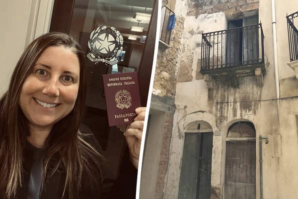 Woman spends £384k renovating "one euro" house into dream home.