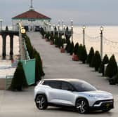 Fisker Ocean electric vehicle.