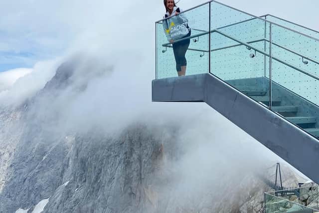 The steps to the stairway to nowhere. (Photo: Isabella Boneham)