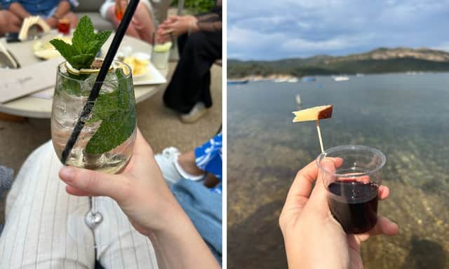 The Chia Laguna resort offers plenty of chances for stunning drinks with amazing backdrops (Photo: Amber Allott)