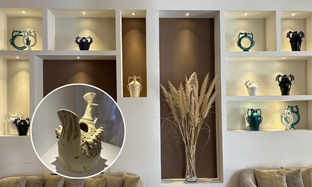 The Conrad has put traditional Sardinian pottery at the heart of its design (Photo: Amber Allott)