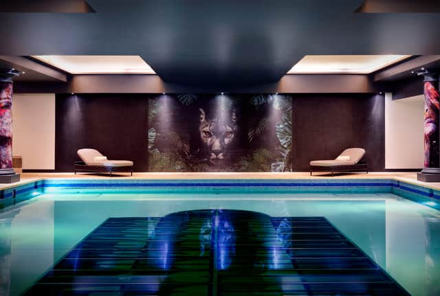 The swimming pool and sauna. Credit: NYX Hotel London