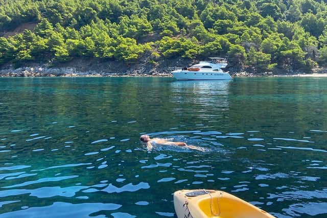 Swim spot at Przina, Croatia. (Isabella Boneham)