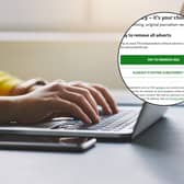 A new pop-up message has been appearing on leading UK websites urging people to accept cookies or pay a monthly fee to reject them (Photo by Adobe Stock/Screenshot)