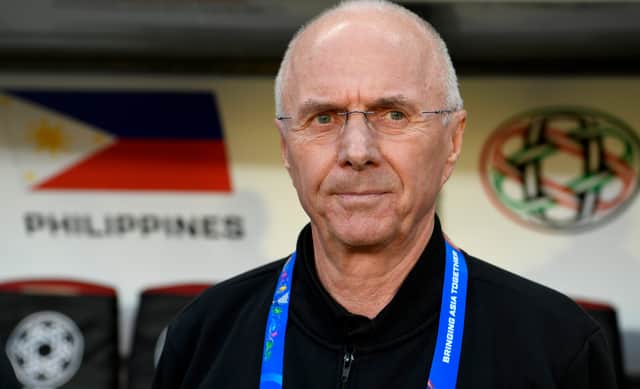 Former England manager Sven-Goran Eriksson has died. Picture: Khaled Desouki/AFP via Getty Images
