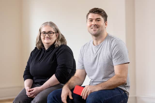 Dr Katie Paxton-Fear (L) and Chris Donnelly (R). Photo: Vodafone