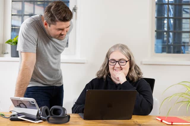 Dr Katie Paxton-Fear (L) and Chris Donnelly (R). Photo: Vodafone