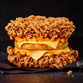 KFC: Iconic bunless burger makes a return to restaurants with a spicy kick (Photo: KFC)