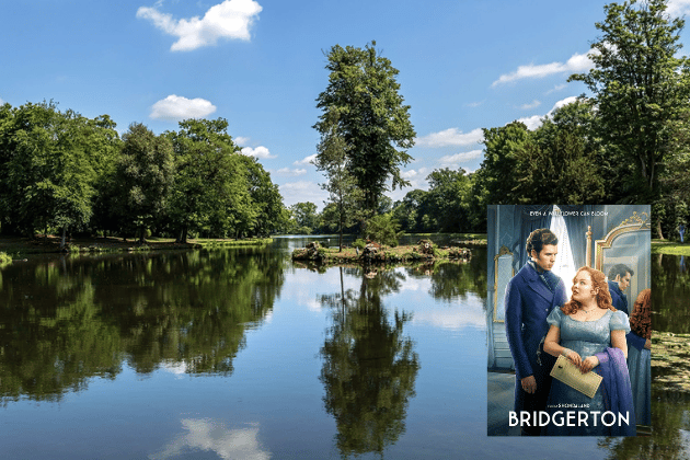 Fans of the series Bridgerton will be familiar with the grounds around Painshill, including the Serpentine Lake and bridges.