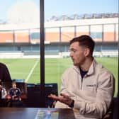Andy Robertson with his Queen's Park mentor David McCallum
