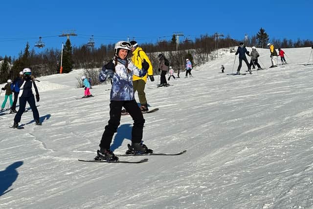 Hitting the slopes at Beitostølen. (Photo: Isabella Boneham)