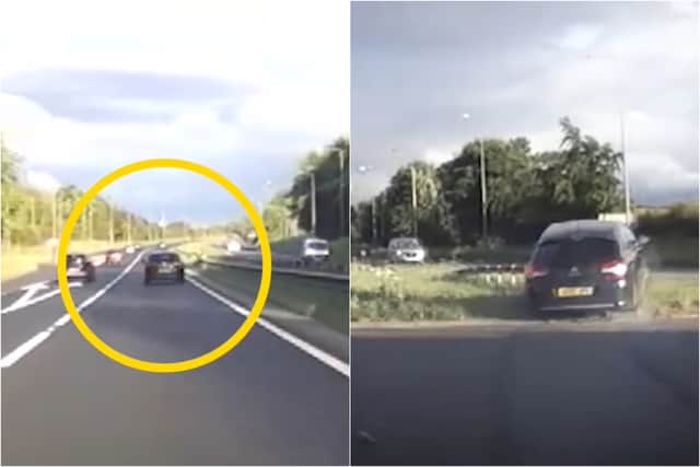 Liam Ainslie reached speeds exceeding 130mph in a stolen car during a police chase on the A19