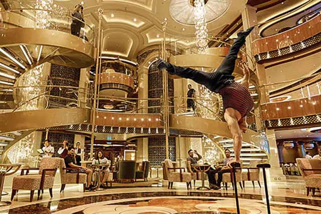 Winners will have reserved seating for all the performances and events on board