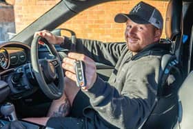 Sean Pitkin paid just 26p for his prize draw entry - and hit the jackpot