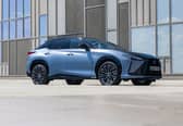The Lexus RZ series has striking styling, and looks great from most angles
