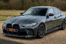 The M3 Competition looks brutal in black