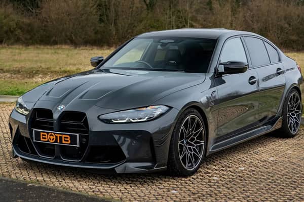 The M3 Competition looks brutal in black