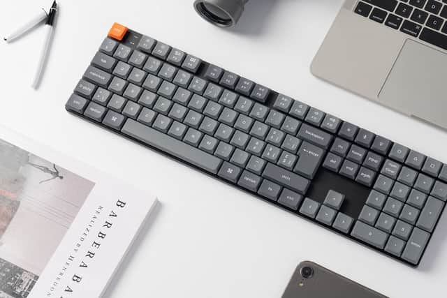 The Keychron K5 Max is a compact keyboard with all the buttons you'll need