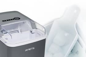 There's no plumbing required with the Netta ice machine - just fill the tank with water and wait 10 minutes for the cubes to form
